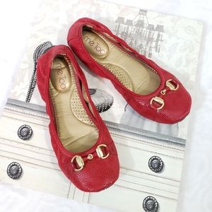 Me Too Limbo Red Ballerina Flats